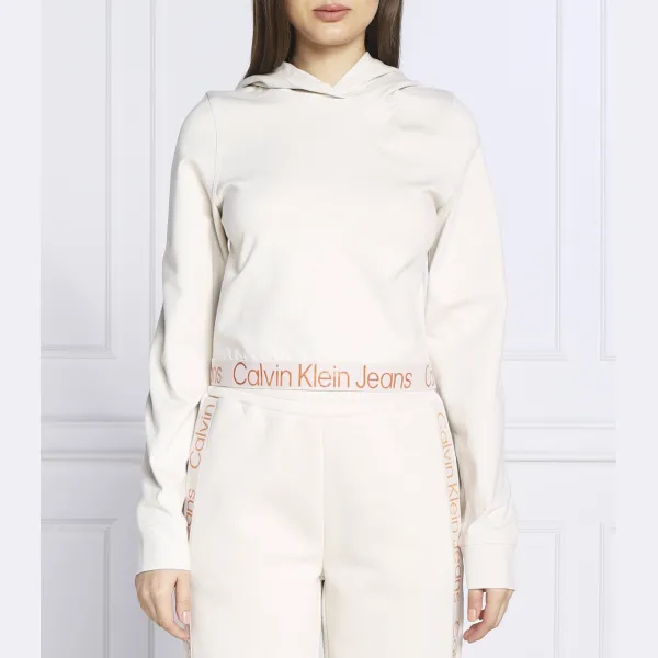 Укороченная толстовка Calvin Klein, бежевый
Укороченная толстовка Calvin Klein, бежевый