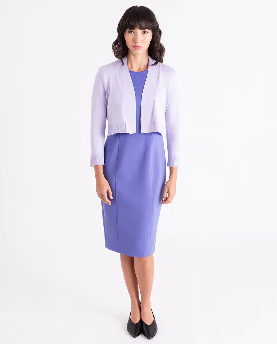 Женский кардиган с длинным рукавом Calvin Klein, сиреневый 
Женский кардиган с длинным рукавом Calvin Klein, сиреневый