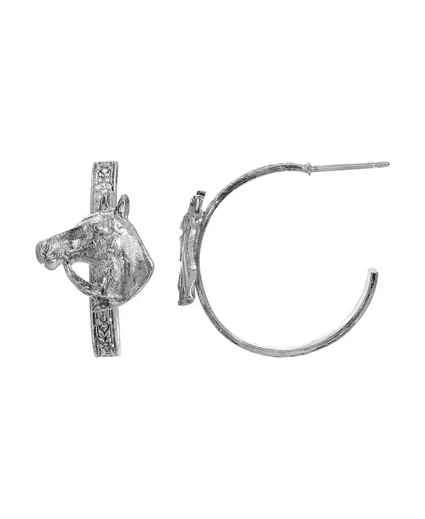 Серьги-Кольца в виде головы лошади 2028, silver
Серьги-Кольца в виде головы лошади 2028, silver