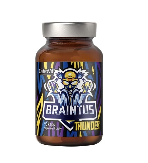 OstroVit, Braintus Thunder, Поддержка нервной системы, 90 капсул
OstroVit, Braintus Thunder, Поддержка нервной системы, 90 капсул