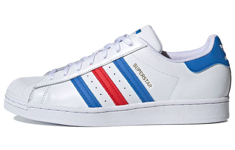 Кроссовки Superstar Adidas Originals 'White True Blue Red'
Кроссовки Superstar Adidas Originals 'White True Blue Red'