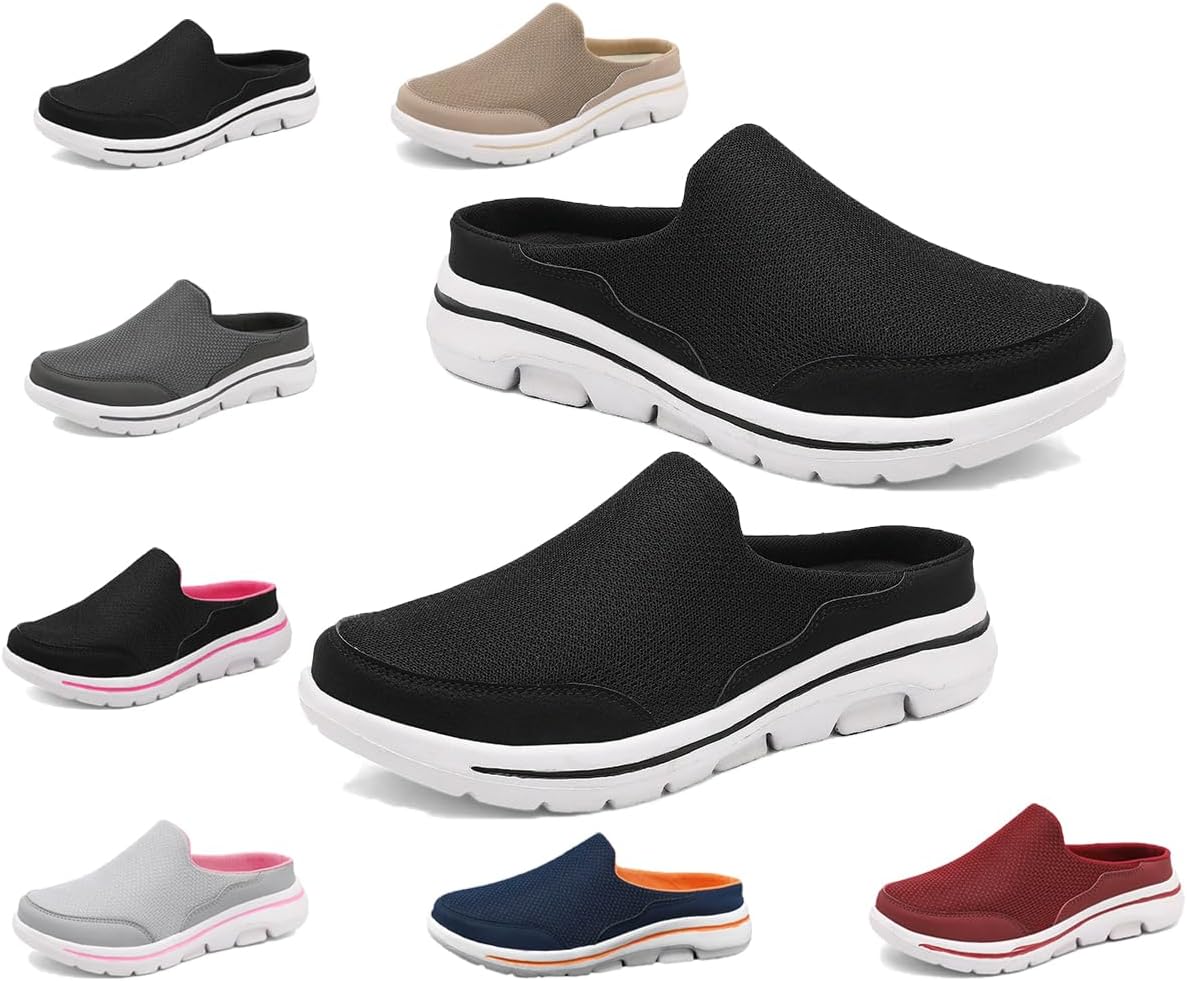 Мюли и сабо для женщин и мужчин с легкой открытой пяткой, удобная обувь для ходьбы, дышащие тапочки с закрытым носком, шлепанцы для мужчин и женщин Generic, белый/черный
Мюли и сабо для женщин и мужчин с легкой открытой пяткой, удобная обувь для ходьбы, дышащие тапочки с закрытым носком, шлепанцы для мужчин и женщин Generic, белый/черный