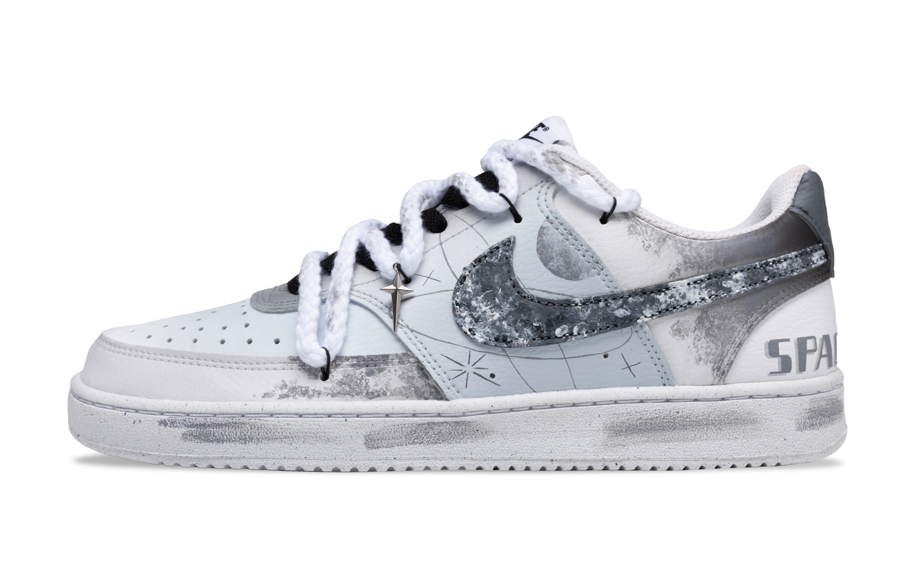 Низкие противоскользящие износостойкие кроссовки для скейтбординга Court Vision, мужские, серые Nike, Gray 
Низкие противоскользящие износостойкие кроссовки для скейтбординга Court Vision, мужские, серые Nike, Gray