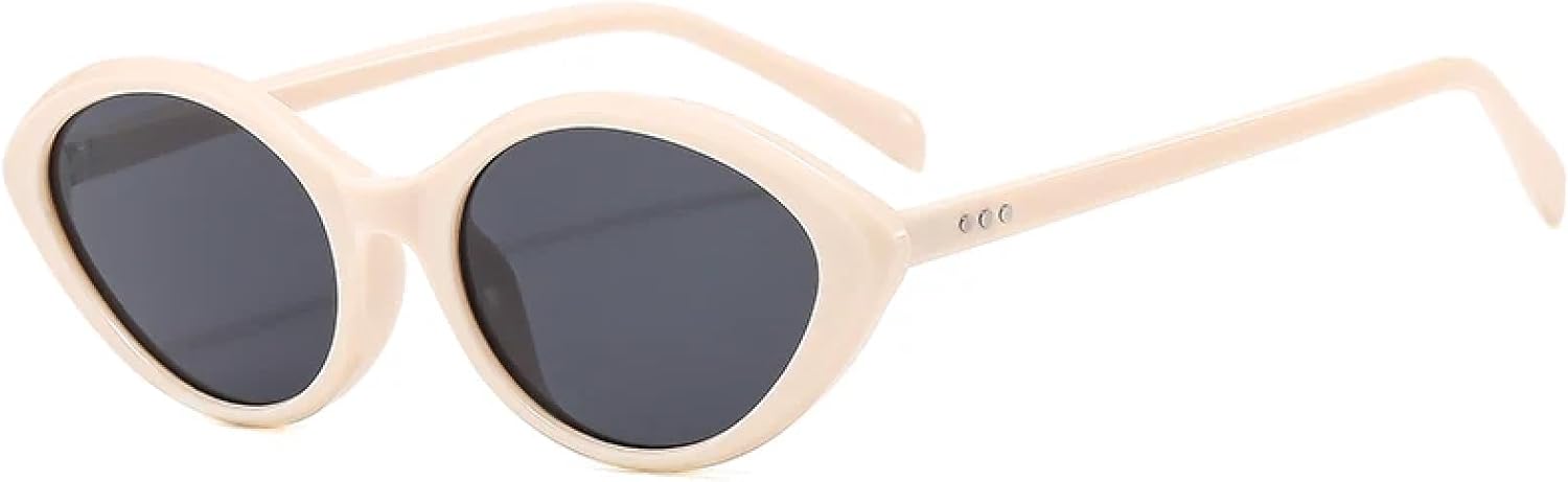 Солнцезащитные очки с защитой от УФ-излучения UV400 | Овальная маленькая оправа "кошачий глаз" | Для женщин и мужчин, для занятий спортом на открытом воздухе и вождения DSVIGF, Beige
Солнцезащитные очки с защитой от УФ-излучения UV400 | Овальная маленькая оправа "кошачий глаз" | Для женщин и мужчин, для занятий спортом на открытом воздухе и вождения DSVIGF, Beige