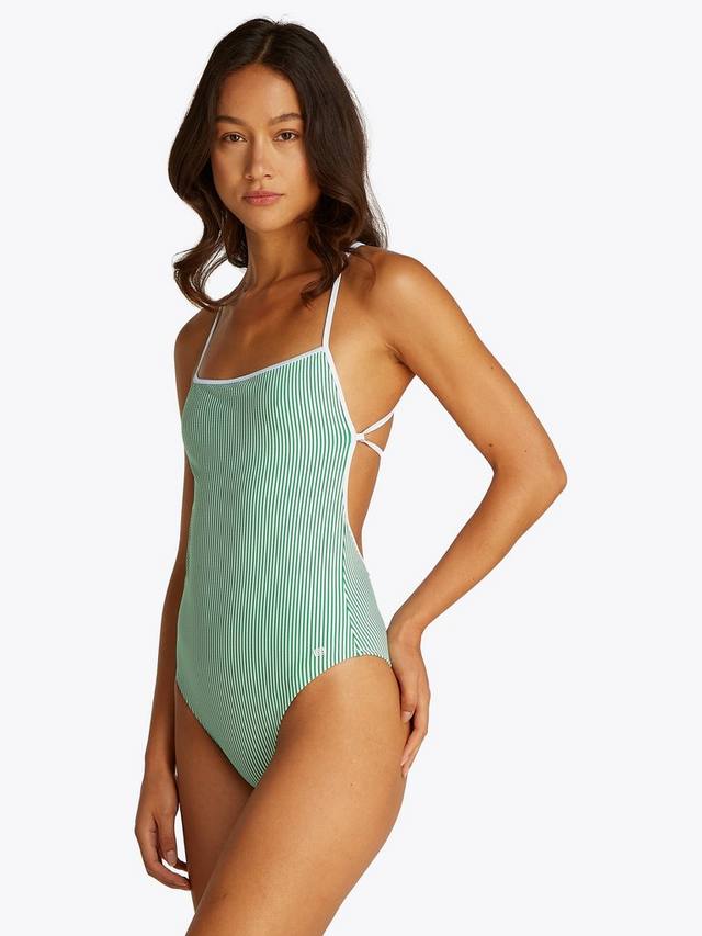 Купальник с контрастной отделкой в полоску Tommy Hilfiger, Green/White
Купальник с контрастной отделкой в полоску Tommy Hilfiger, Green/White