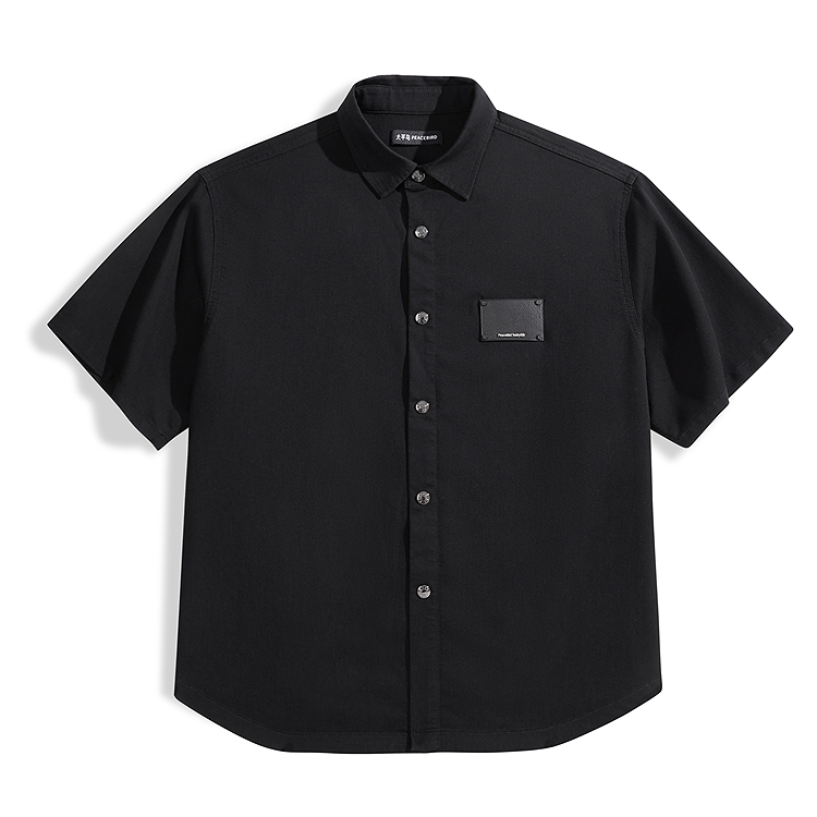 PEACEBIRD MEN Рубашка мужская Denim Pitch Black 1
PEACEBIRD MEN Рубашка мужская Denim Pitch Black 1