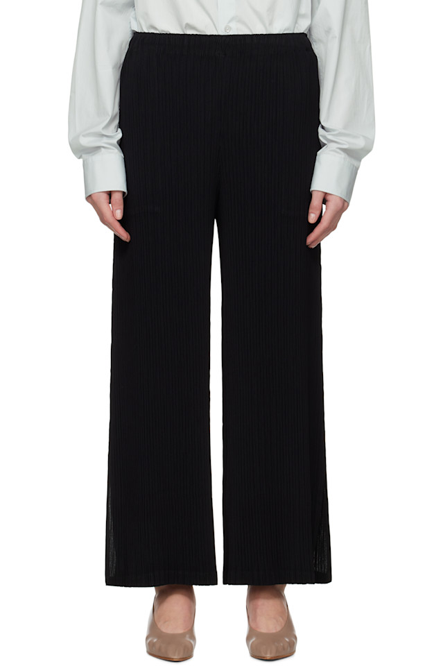 Брюки с эффектом выцветания Issey Miyake, черный
Брюки с эффектом выцветания Issey Miyake, черный