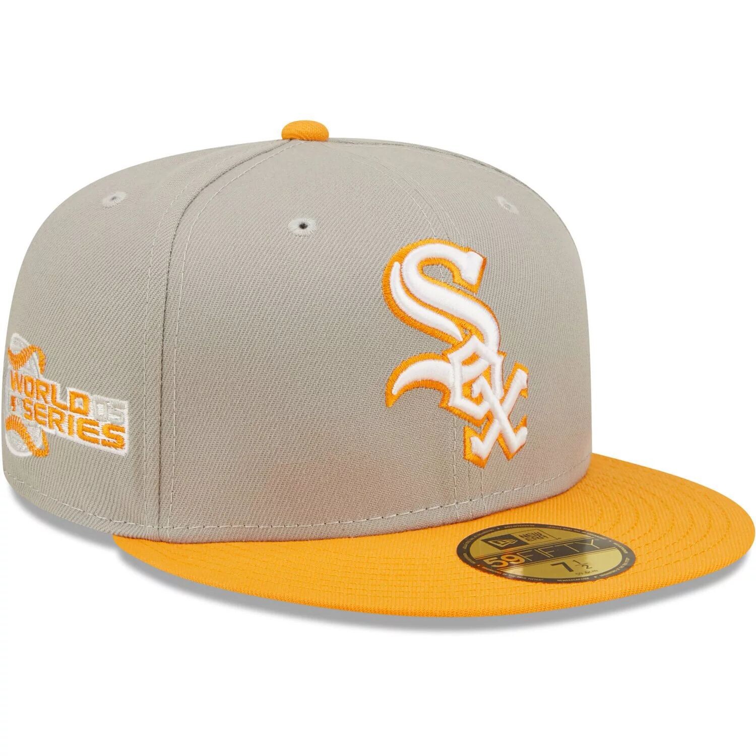 Мужская шляпа New Era серого/оранжевого цвета Chicago White Sox 2005 World Series Cooperstown Collection Undervisor 59FIFTY.
Мужская шляпа New Era серого/оранжевого цвета Chicago White Sox 2005 World Series Cooperstown Collection Undervisor 59FIFTY.