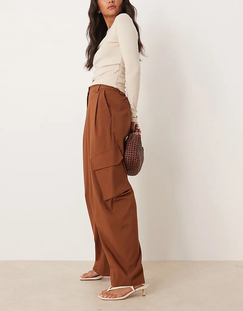 Брюки-бочонки ASOS DESIGN табачно-коричневого цвета
Брюки-бочонки ASOS DESIGN табачно-коричневого цвета