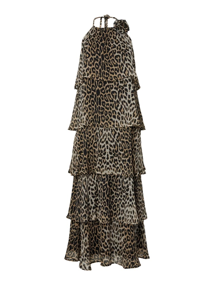 Платье до колена Pieces, черный 
Платье до колена Pieces, черный