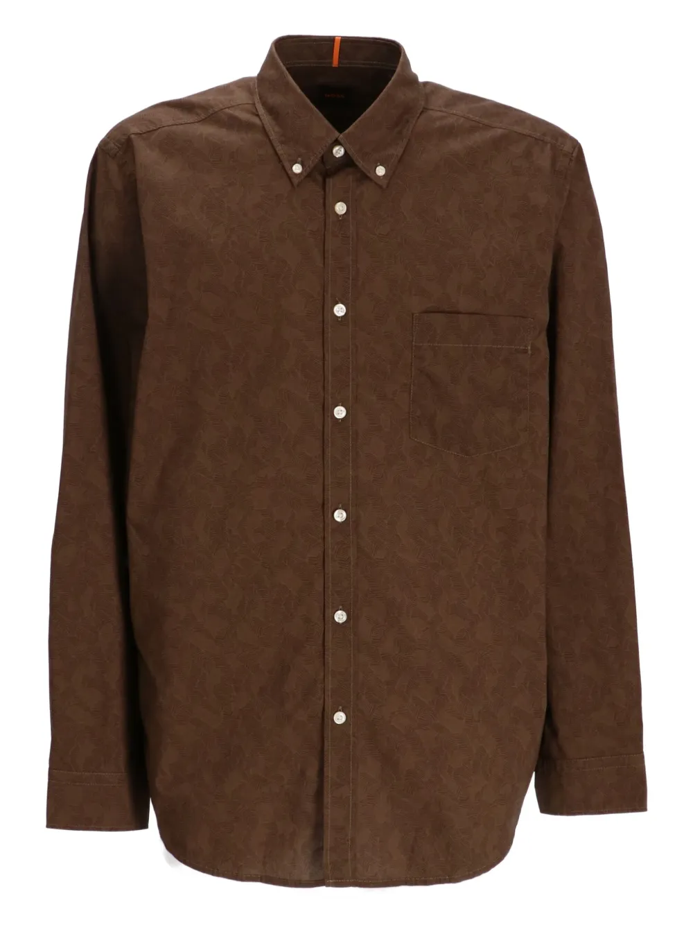 Рубашка на пуговицах BOSS, коричневый
Рубашка на пуговицах BOSS, коричневый