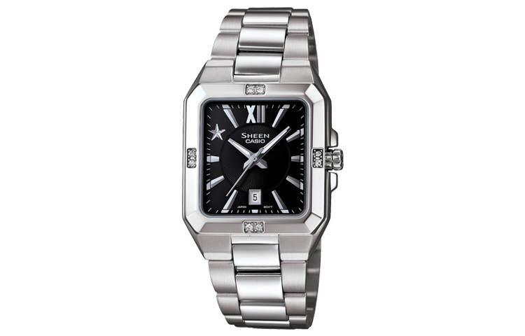 CASIO Часы Women's SHEEN Black Watch SHE-4501D-1ADR, Black
CASIO Часы Women's SHEEN Black Watch SHE-4501D-1ADR, Black