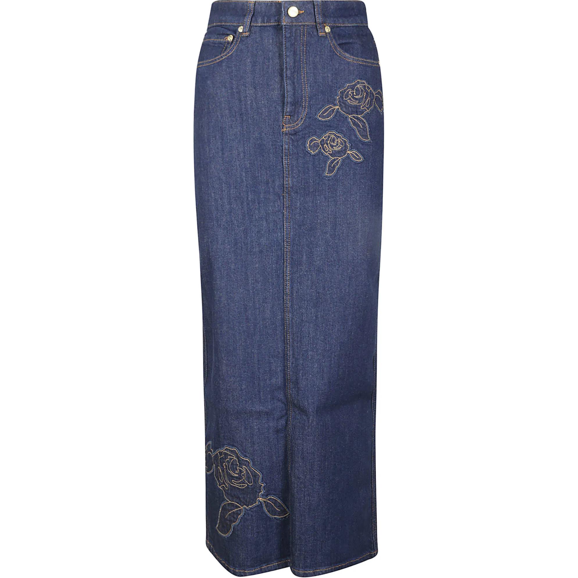 GANNI Джинсовая розовая макси-юбка
GANNI Джинсовая розовая макси-юбка