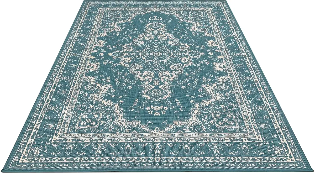 Ковер для дома "Oriental Outdoor", прямоугольный, подходит для внутреннего и наружного использования, имитация сизаля, двусторонний ковер, восточный дизайн Home affaire 80х150 см, светло-синий
Ковер для дома "Oriental Outdoor", прямоугольный, подходит для внутреннего и наружного использования, имитация сизаля, двусторонний ковер, восточный дизайн Home affaire 80х150 см, светло-синий