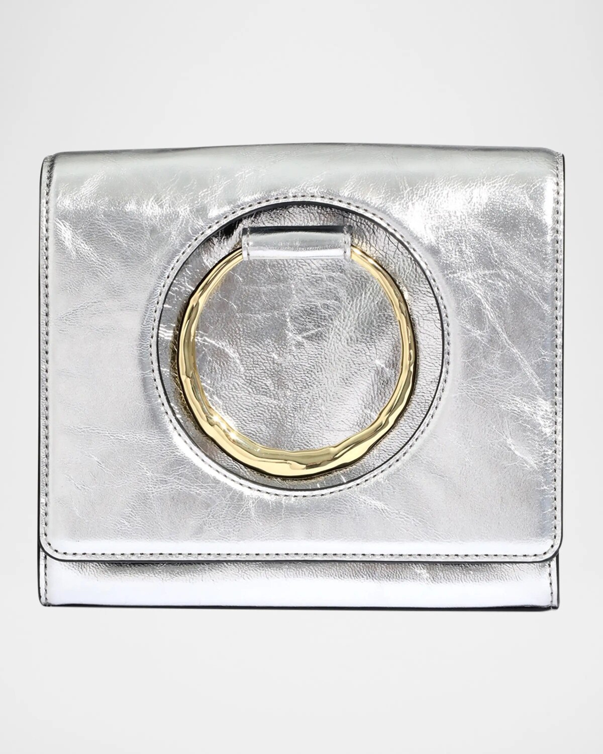 Сумка-трансформер через плечо Hunter Alexis Bittar, серебряный
Сумка-трансформер через плечо Hunter Alexis Bittar, серебряный