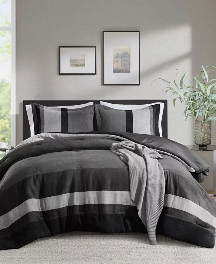 Микрозамша Boulder Stripe, 2 шт. Комплект одеял, Twin/Twin XL 510 Design, синий
Микрозамша Boulder Stripe, 2 шт. Комплект одеял, Twin/Twin XL 510 Design, синий