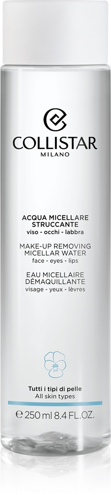 Очищающие средства мицеллярная вода очищающая мицеллярная вода Collistar, 250 мл
Очищающие средства мицеллярная вода очищающая мицеллярная вода Collistar, 250 мл
