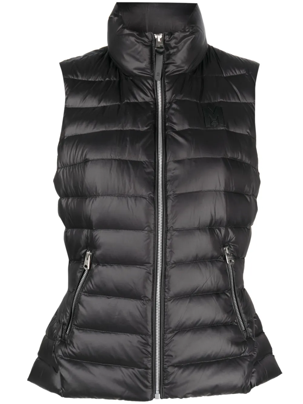 Дутый жилет с вышитым логотипом Mackage, черный
Дутый жилет с вышитым логотипом Mackage, черный