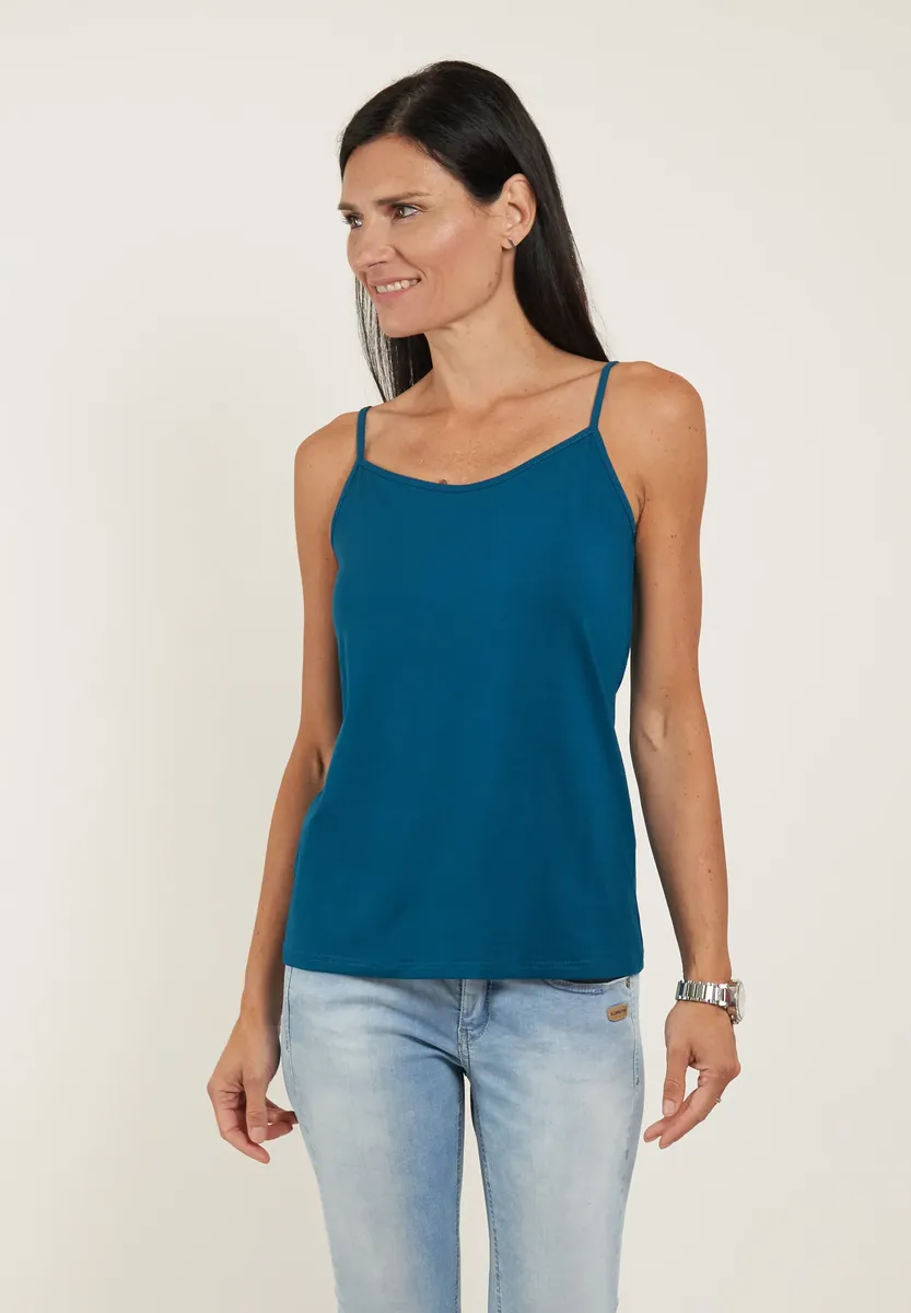 Топ-спагетти Seidel Moden с изящным V-образным вырезом, цвет Petrol
Топ-спагетти Seidel Moden с изящным V-образным вырезом, цвет Petrol