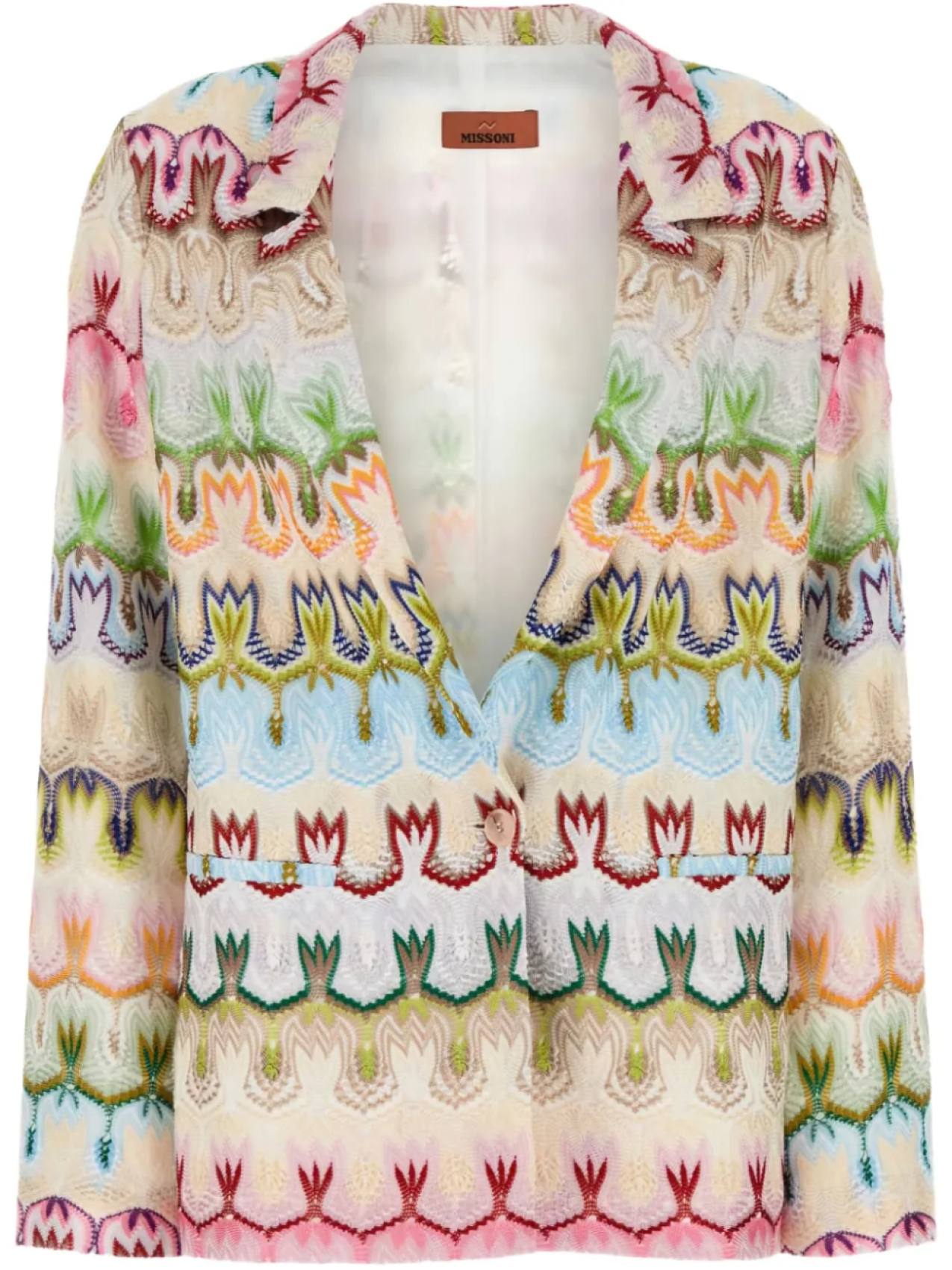 Вышитый блейзер Missoni, нейтральный
Вышитый блейзер Missoni, нейтральный