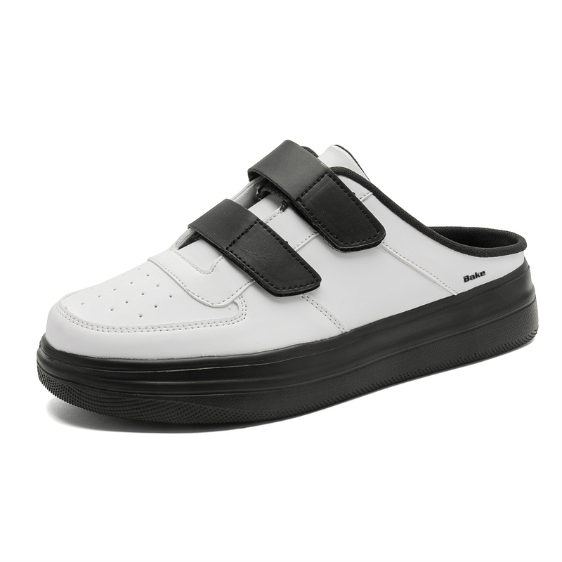 Нескользящие износостойкие низкие мужские кроссовки BAKE, Black White
Нескользящие износостойкие низкие мужские кроссовки BAKE, Black White
