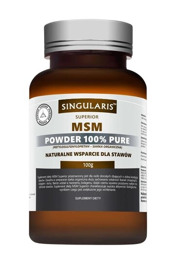 Singularis, Superior MSM Powder 100% Pure, Добавка , порошок 100 г
Singularis, Superior MSM Powder 100% Pure, Добавка , порошок 100 г