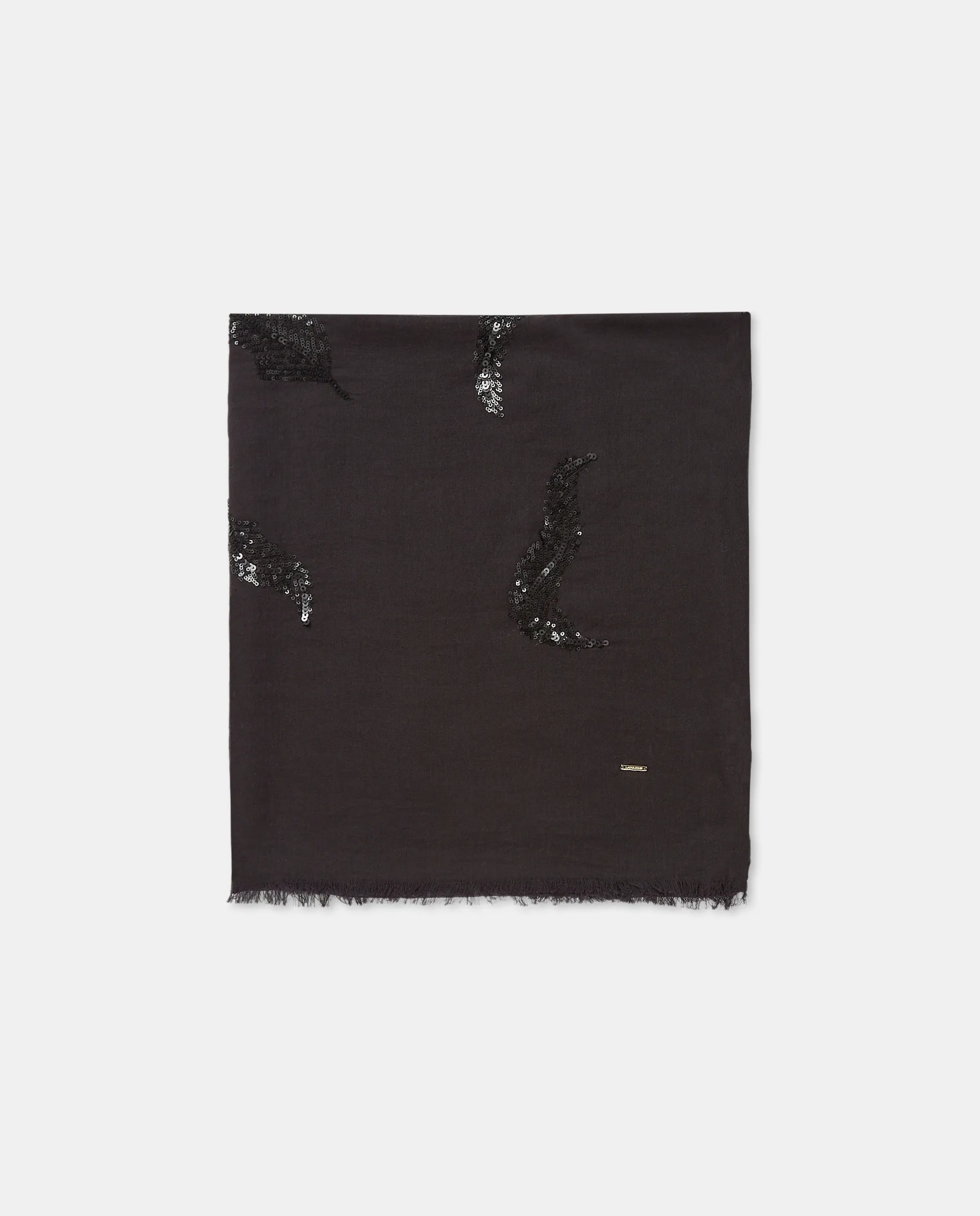 Шарф с вышивкой пайетками Latouche, черный
Шарф с вышивкой пайетками Latouche, черный