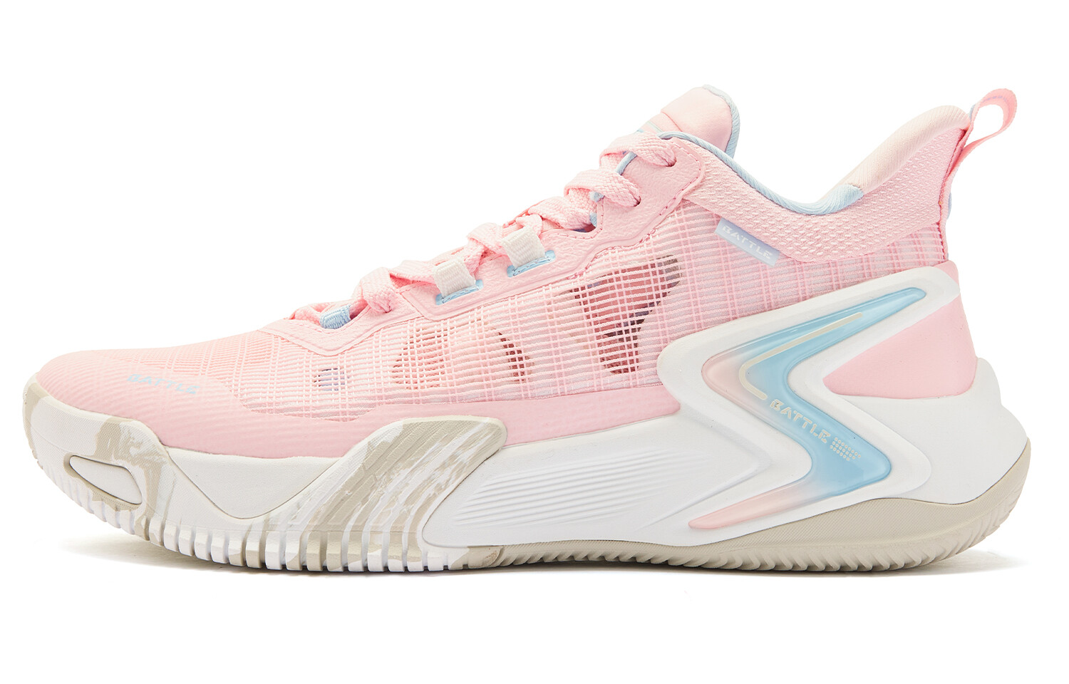 Баскетбольные кроссовки мужские низкие розовые/синие Qiaodan
Баскетбольные кроссовки мужские низкие розовые/синие Qiaodan