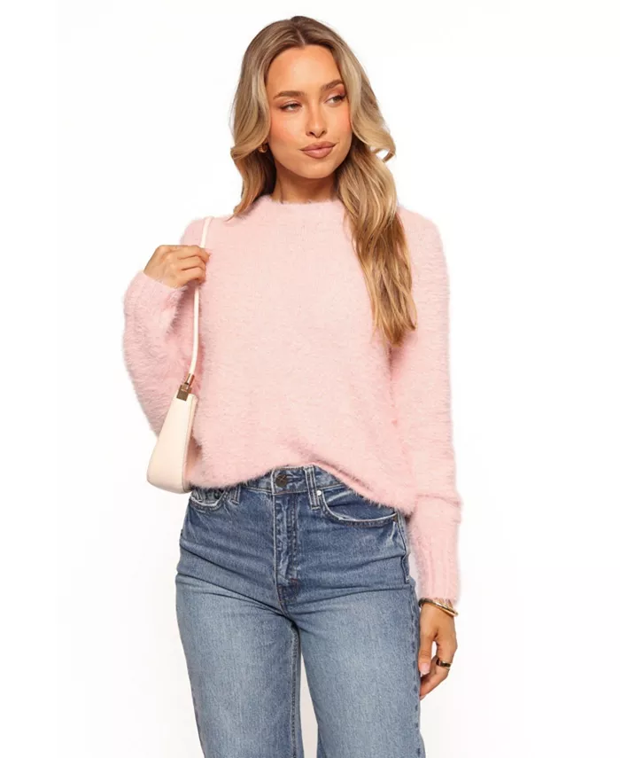Женский пушистый трикотажный свитер Aspra с круглым вырезом Petal and Pup, розовый
Женский пушистый трикотажный свитер Aspra с круглым вырезом Petal and Pup, розовый