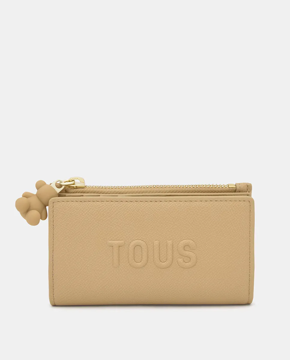Маленький кошелек с застежкой-молнией Tous, цвет Piedra
Маленький кошелек с застежкой-молнией Tous, цвет Piedra