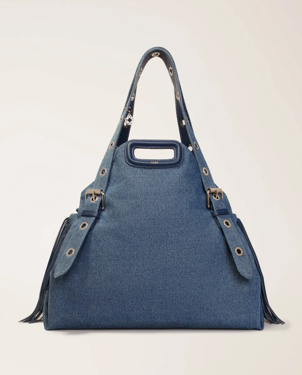 Сумка через плечо Miss M XL из денима с несколькими положениями Maje, синий
Сумка через плечо Miss M XL из денима с несколькими положениями Maje, синий