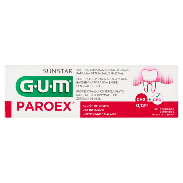 Зубная паста 0,12%, 75 мл Gum Paroex
Зубная паста 0,12%, 75 мл Gum Paroex