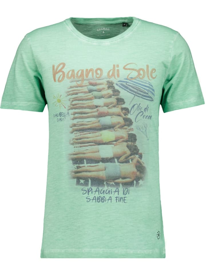 Мужская футболка с круглым вырезом зеленого цвета Ragman, Зеленый, Мужская футболка с круглым вырезом зеленого цвета Ragman
Мужская футболка с круглым вырезом зеленого цвета Ragman, Зеленый, Мужская футболка с круглым вырезом зеленого цвета Ragman