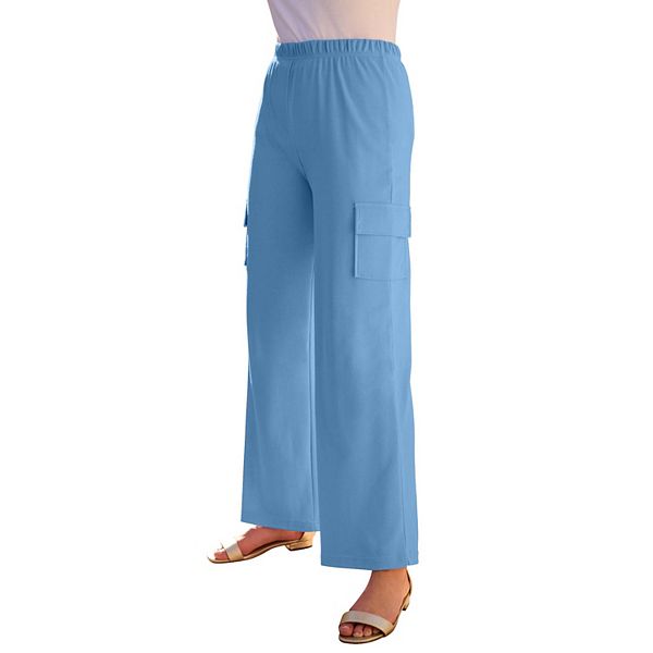 Женские карго-штаны плюс сайз из мягкого трикотажа Roaman'S, Dusty Indigo
Женские карго-штаны плюс сайз из мягкого трикотажа Roaman'S, Dusty Indigo