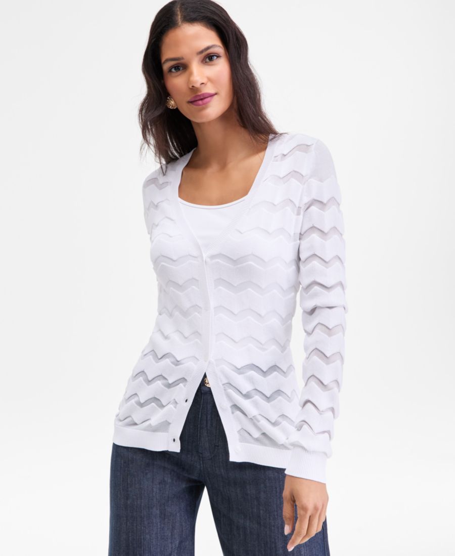 Женский кардиган с шевронной вышивкой, эксклюзивно представлен в Macy's INC International Concepts, Bright White
Женский кардиган с шевронной вышивкой, эксклюзивно представлен в Macy's INC International Concepts, Bright White