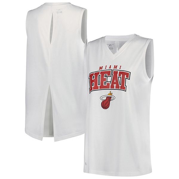 Женский белый топ Miami Heat с пайетками Levelwear
Женский белый топ Miami Heat с пайетками Levelwear