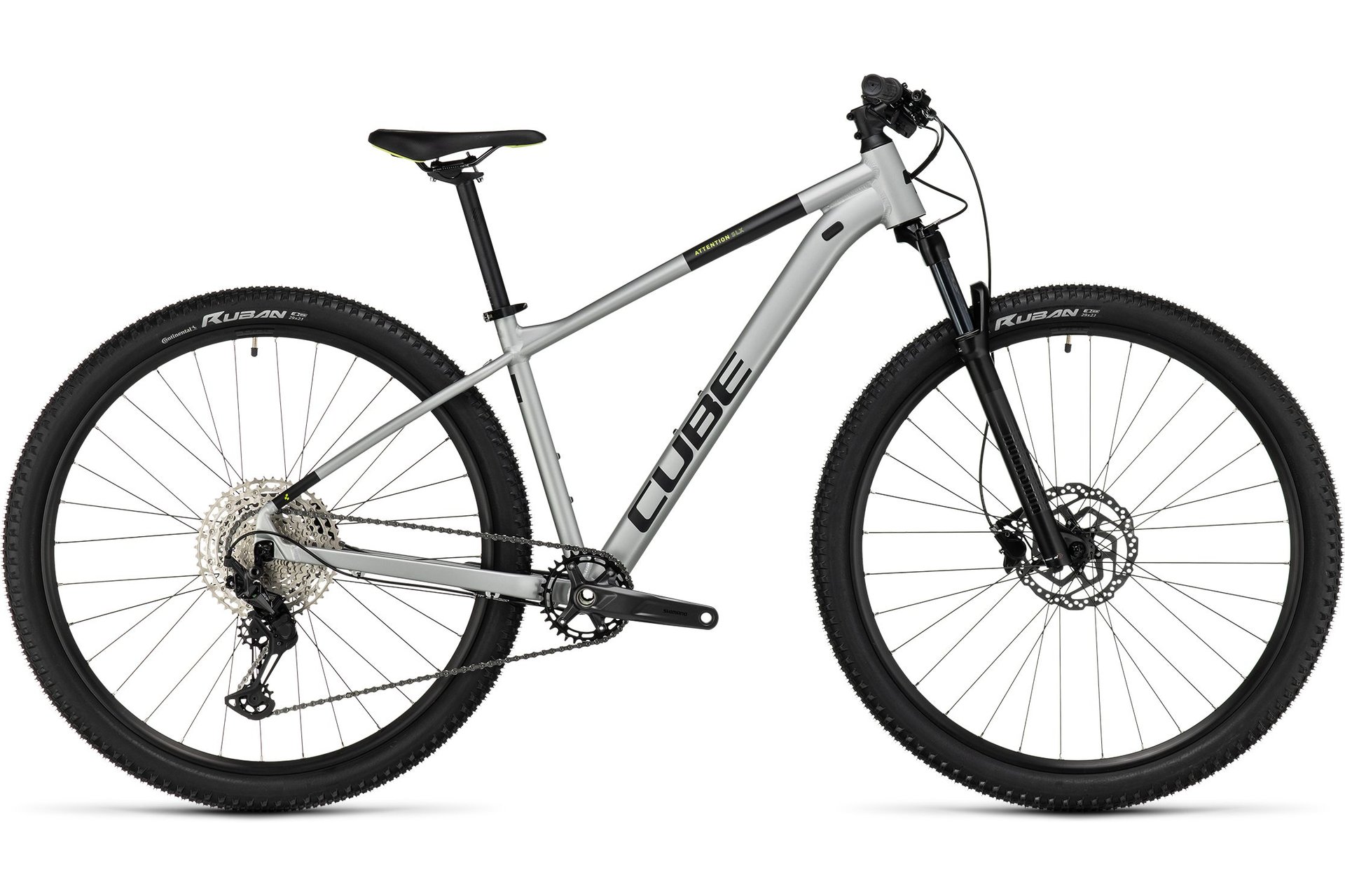 Горный велосипед Cube Attention SLX - 29 дюймов - Diamant - 2023, цвет Grau|silvergrey´n´lime
Горный велосипед Cube Attention SLX - 29 дюймов - Diamant - 2023, цвет Grau|silvergrey´n´lime