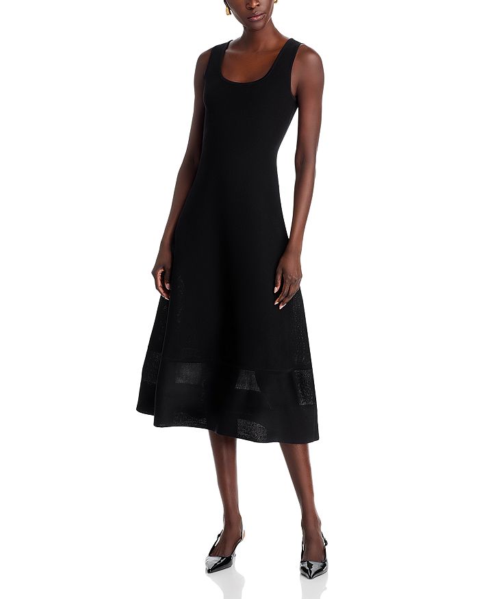 Современное платье миди с приталенным силуэтом и расклешенной юбкой Misook, черный
Современное платье миди с приталенным силуэтом и расклешенной юбкой Misook, черный