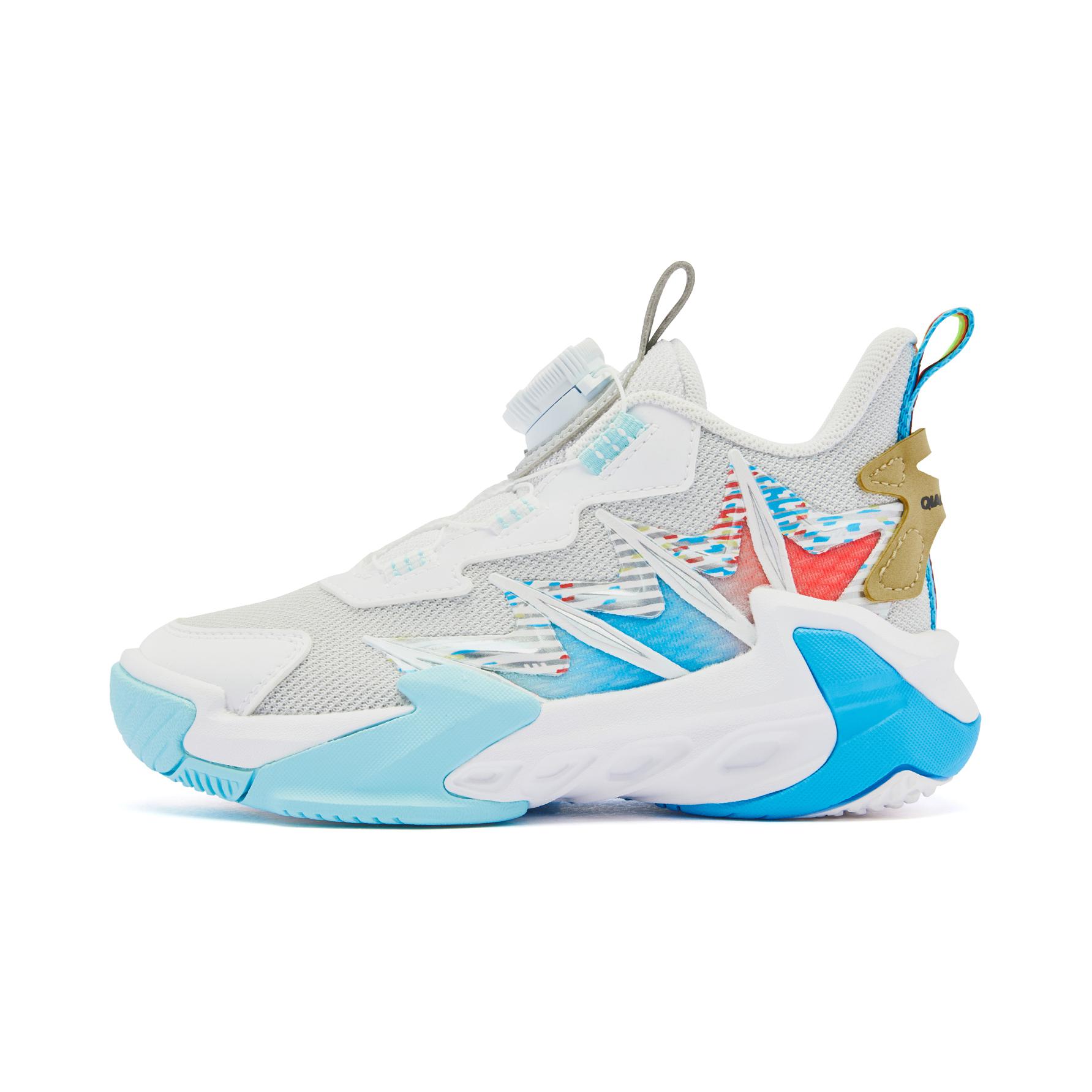 QIAODAN Детские баскетбольные кроссовки серо-белого цвета с противоскользящей подошвой и износостойким верхом для детей 3–7 лет
QIAODAN Детские баскетбольные кроссовки серо-белого цвета с противоскользящей подошвой и износостойким верхом для детей 3–7 лет