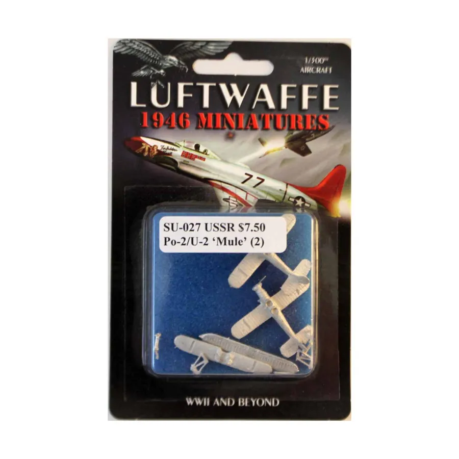 По-2/У-2 Мул, Luftwaffe 1946 Miniatures - Soviet Union (1:300)
По-2/У-2 Мул, Luftwaffe 1946 Miniatures - Soviet Union (1:300)