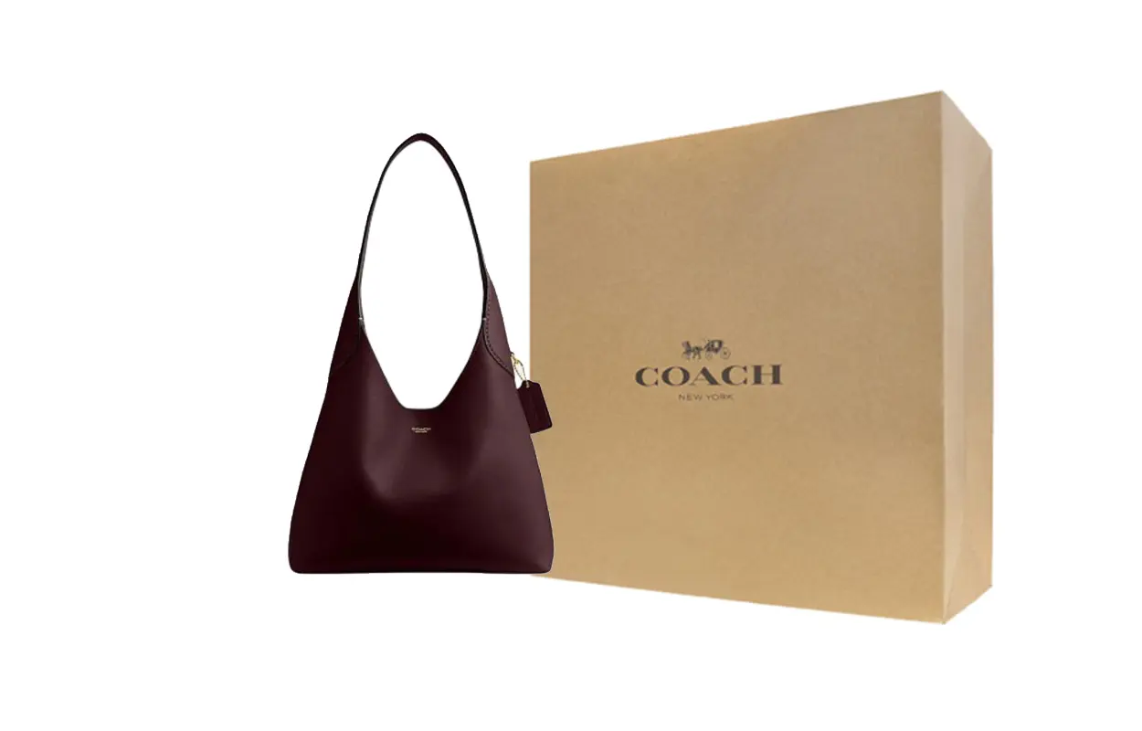 COACH Сумка через плечо Brooklyn Grain Leather Hobo, средняя, женская, бордовая
COACH Сумка через плечо Brooklyn Grain Leather Hobo, средняя, женская, бордовая