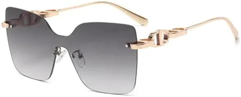 Солнцезащитные очки без оправы 2027 года для женщин и мужчин, цельные линзы, металлическая оправа, градиентные солнцезащитные очки De Sol Oculos MTZJH, C3
Солнцезащитные очки без оправы 2027 года для женщин и мужчин, цельные линзы, металлическая оправа, градиентные солнцезащитные очки De Sol Oculos MTZJH, C3