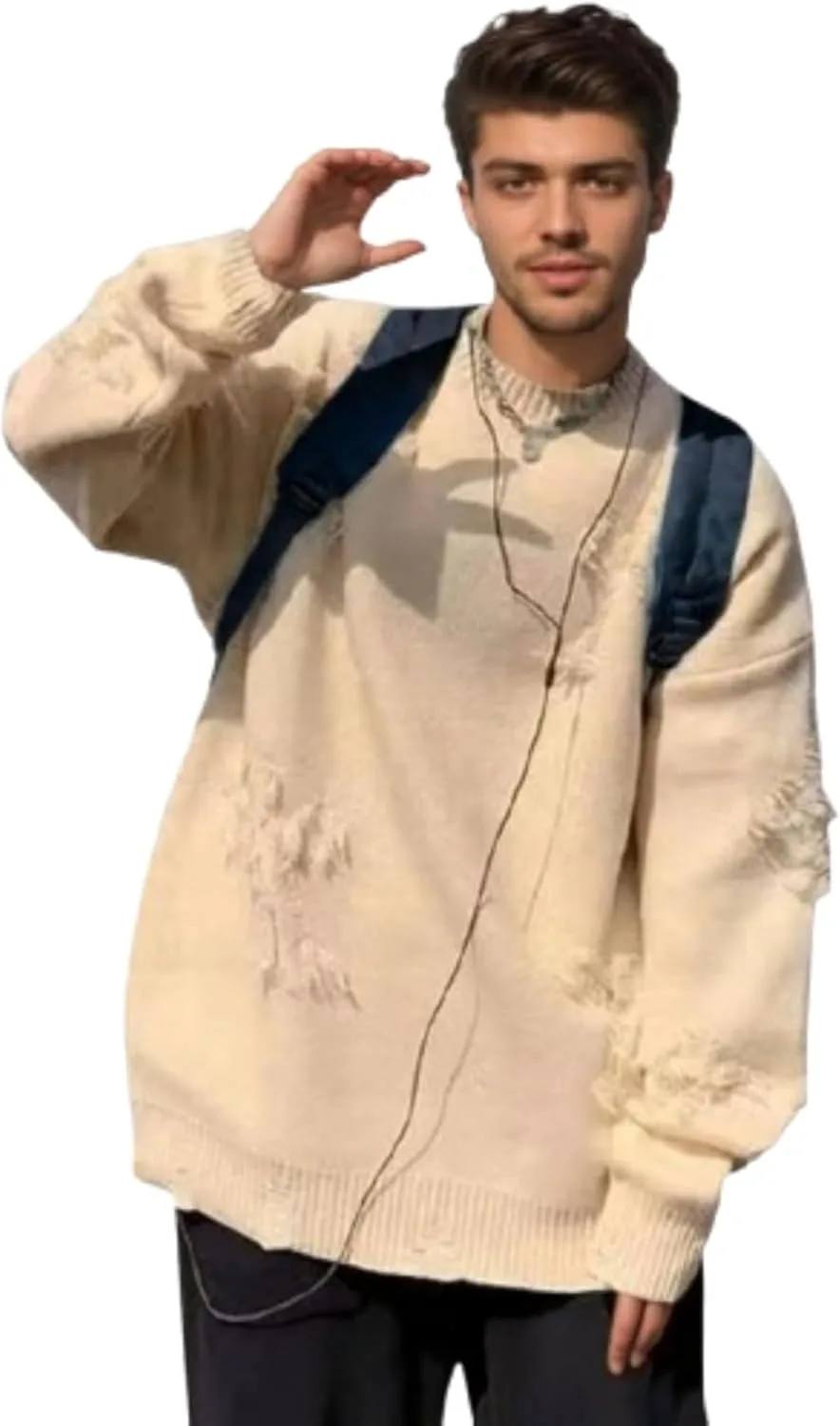 CUTEGAL Y2K свитер с потертостями кросс оверсайз дедушкин свитер бегги трикотаж лонгслив пуловер зимний стритвир унисекс
CUTEGAL Y2K свитер с потертостями кросс оверсайз дедушкин свитер бегги трикотаж лонгслив пуловер зимний стритвир унисекс