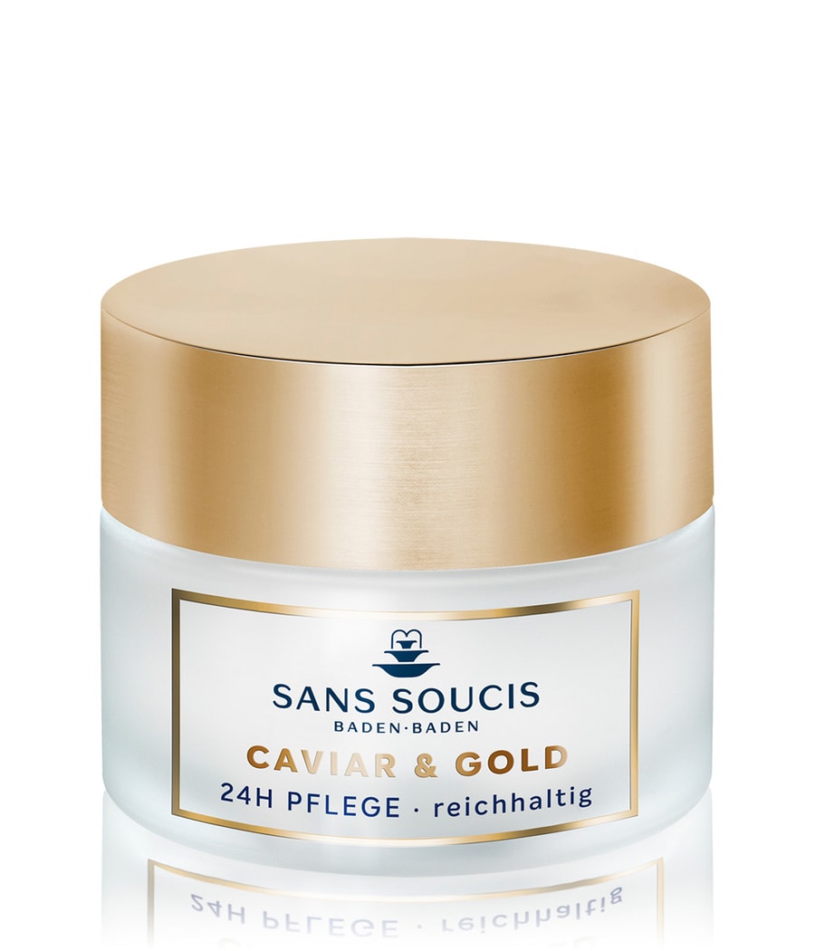 Крем для лица Sans Soucis Caviar & Gold 24h Pflege - reichhaltig, 50 ml
Крем для лица Sans Soucis Caviar & Gold 24h Pflege - reichhaltig, 50 ml