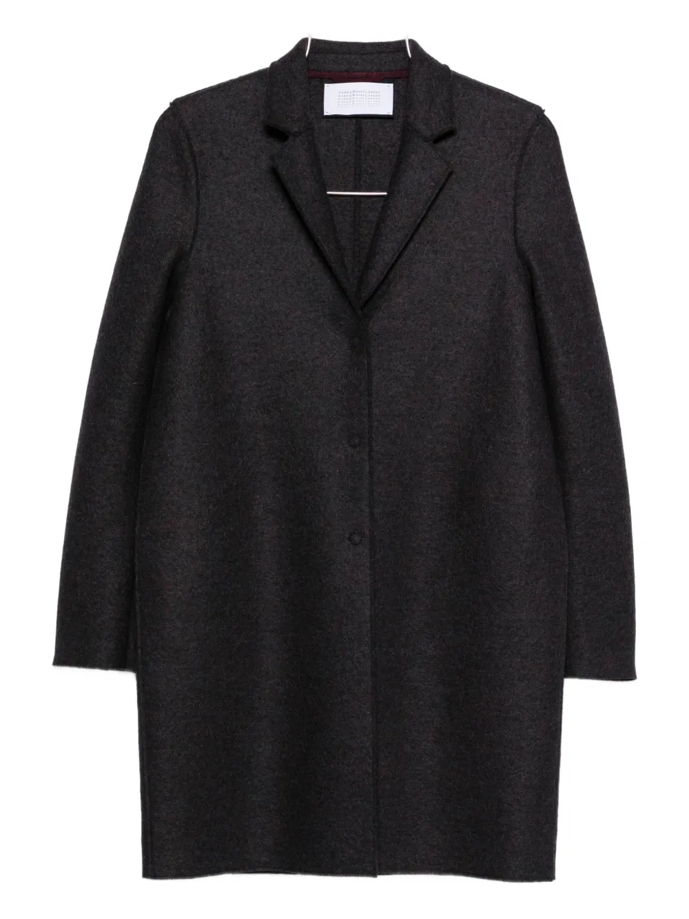 Однобортное шерстяное пальто Harris Wharf London, черный
Однобортное шерстяное пальто Harris Wharf London, черный