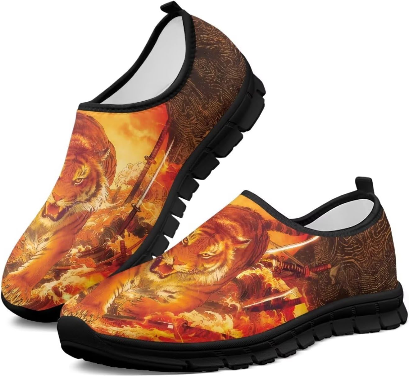 Мужские слипоны на плоской подошве, повседневные кроссовки с удобной стелькой, дышащие спортивные туфли-лоаферы для мужчин Tomeusey, Tiger Design
Мужские слипоны на плоской подошве, повседневные кроссовки с удобной стелькой, дышащие спортивные туфли-лоаферы для мужчин Tomeusey, Tiger Design