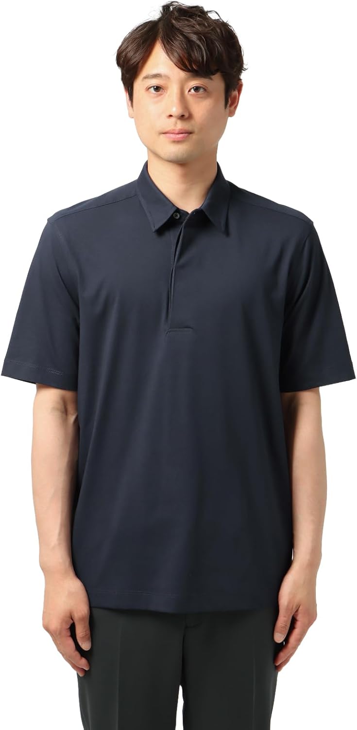 Мужская поло-рубашка с коротким рукавом Suit Square, моющаяся, деловая, стандартная, офисная повседневная, простая, темно-синий
Мужская поло-рубашка с коротким рукавом Suit Square, моющаяся, деловая, стандартная, офисная повседневная, простая, темно-синий