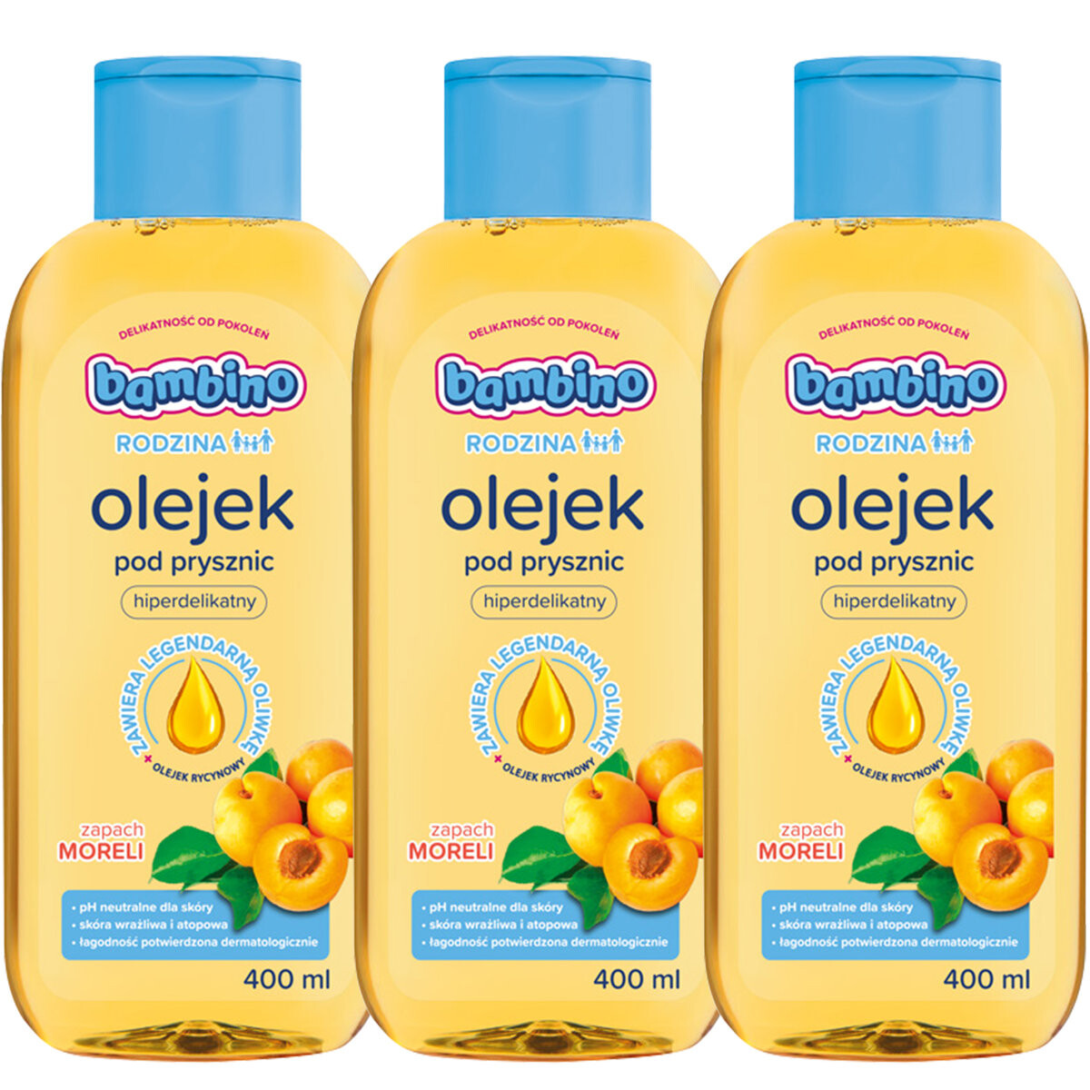 Масло для душа Bambino FAMILY Абрикос 400 мл * 3
Масло для душа Bambino FAMILY Абрикос 400 мл * 3