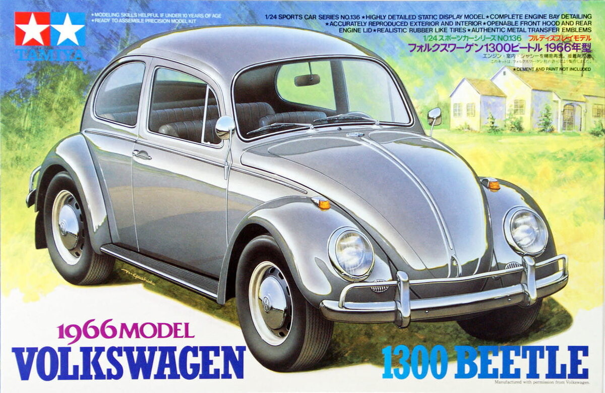 Тамия 24136 1:24 Volkswagen 1300 Beetle 1966 г. Tamiya
Тамия 24136 1:24 Volkswagen 1300 Beetle 1966 г. Tamiya