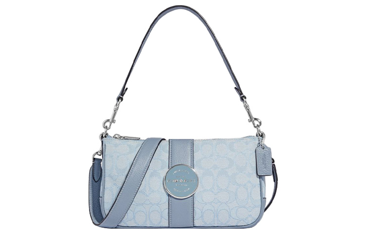 Сумка через плечо Lonnie Fabric Cow Leather Patchwork от COACH женская синяя
Сумка через плечо Lonnie Fabric Cow Leather Patchwork от COACH женская синяя